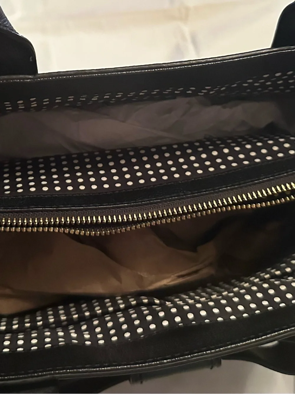 Kate Spade Black Leather Bow Satchel